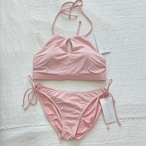 Athleta Bubblegum Pink Bikini Set